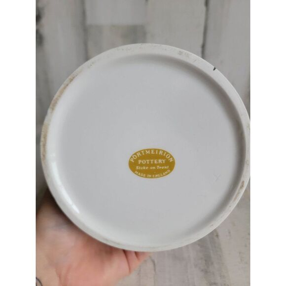 Portmeirion Woody Nightshade flower pitcher collectible bug butterfly - Picture 7 of 7